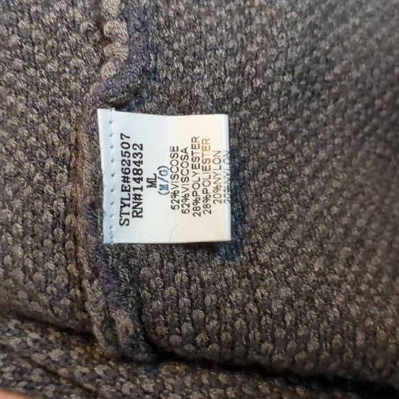 Be Cool Blue Grey Houndstooth Cardigan - Picture 5 of 8